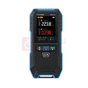 FNIRSI 电磁核辐射检测仪 ERD-10 实时监测 超标报警 (黑色)