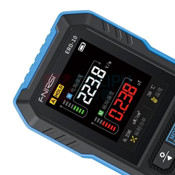FNIRSI 电磁核辐射检测仪 ERD-10 实时监测 超标报警 (黑色)