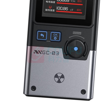 FNIRSI 电磁核辐射检测仪 GC-03 实时监测 超标报警 (黑色)