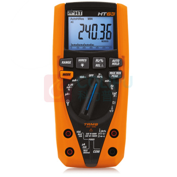 HT 真有效值数字万用表 HT62  交/直流电压量程：0.1mV-1000V (单位：套)