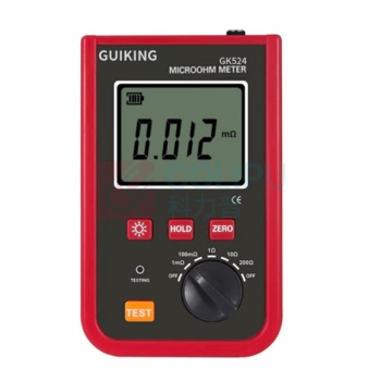 GUIKING 微欧计 直流电阻测试仪 GK524 主机尺寸：159mmX100mmX66mm 