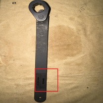 阿特拉斯 高锁螺栓偏心拆卸扳手 REM100-10
