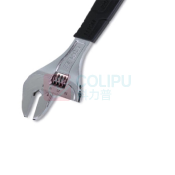 百塔 111CM 短款宽口镀铬活动扳手 001110722 220mm