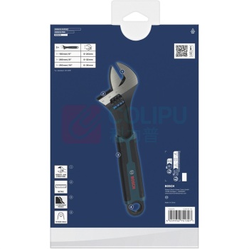 博世 BOSCH 3件活动扳手组套 1600A03B2J