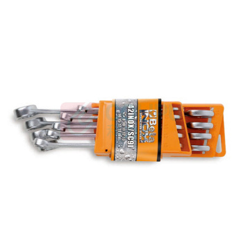 百塔 9件/套,公制不锈钢两用扳手组套 C1273639 8~19mm