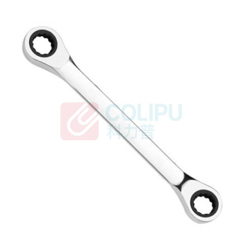 开拓 双头棘轮扳手快速汽修工具两用双向梅花扳手 12-14mm