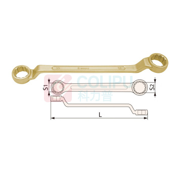 维度 WEDO 凹槽双头梅花扳手 AL151-3641 36*41mm