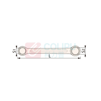 维度 WEDO 凹槽双头梅花扳手 BE151-4650 46*50mm