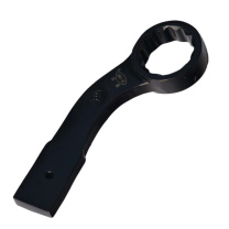 渤防 BOFANG 钢制自由锻压弯柄敲击梅花扳手 4002-46 46mm 碳钢