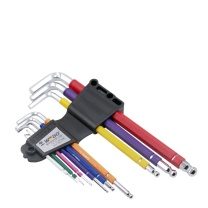维度 WEDO 内六角扳手 181-S9 9件1.5-10mm 塑柄特长球头