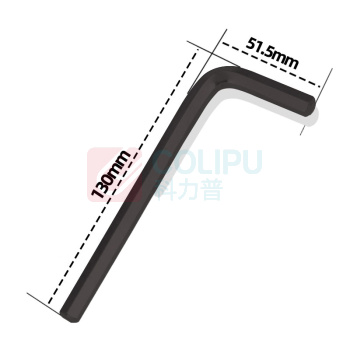 天卓五金 内六角扳手 L型 12mm (黑色)