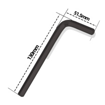 天卓五金 内六角扳手 L型 12mm (黑色)