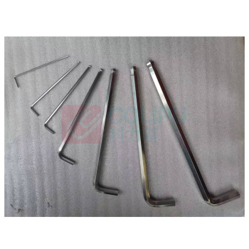 也特 工业内六角扳手特长球头工具对边 长8mm 短边43mm 长边200mm 