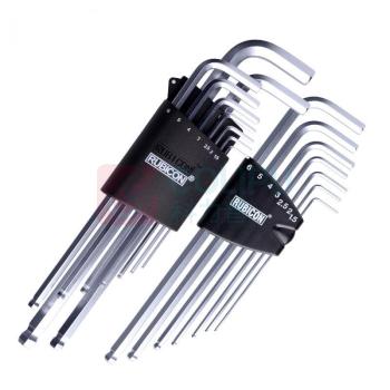 罗宾汉 RUBICON 内六角扳手套装 RHK-287L 中长球头(1.5-6mm)7支