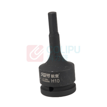锐壹 内六角旋具套筒 H10 3/4" 长度100mm 六角风炮起子汽车维修重型套筒气动套筒头 2个/包
