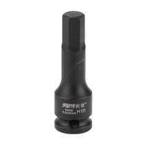 锐壹 内六角旋具套筒 H10 3/8” 长度60mm 六角风炮起子汽车维修重型套筒气动套筒头 5个/包