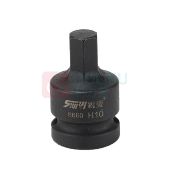 锐壹 内六角旋具套筒 H10 1/2" 长度40mm 六角风炮起子汽车维修重型套筒气动套筒头 8个/包