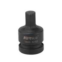 锐壹 内六角旋具套筒 H10 1/2” 长度40mm 六角风炮起子汽车维修重型套筒气动套筒头 8个/包