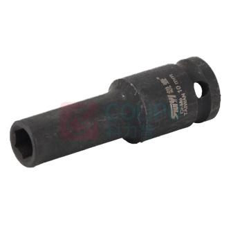 锐壹 外六角套筒 H10 1/2" 长度78mm 六角风炮汽车维修重型套筒气动套筒头 6个/包