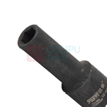 锐壹 外六角套筒 H10 1/2" 长度78mm 六角风炮汽车维修重型套筒气动套筒头 6个/包