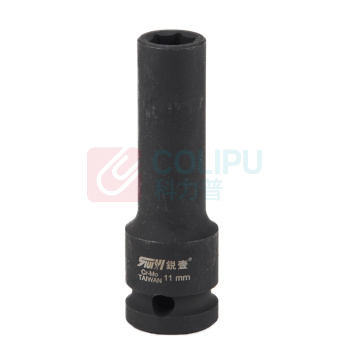 锐壹 外六角套筒 H11 1/2" 长度78mm 六角风炮汽车维修重型套筒气动套筒头 6个/包