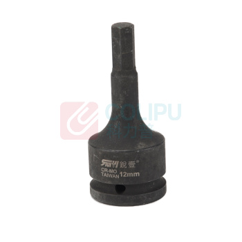锐壹 内六角旋具套筒 H12 3/4" 长度100mm 六角风炮起子汽车维修重型套筒气动套筒头 2个/包