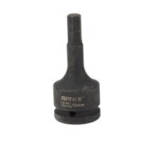 锐壹 内六角旋具套筒 H12 3/4” 长度100mm 六角风炮起子汽车维修重型套筒气动套筒头 2个/包
