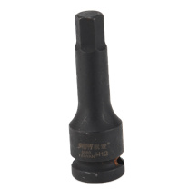 锐壹 内六角旋具套筒 H12 1/2” 长度78mm 六角风炮起子汽车维修重型套筒气动套筒头 6个/包