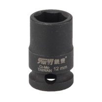 锐壹 外六角套筒 H12 3/8” 长度36mm 六角风炮汽车维修重型套筒气动套筒头 10个/包