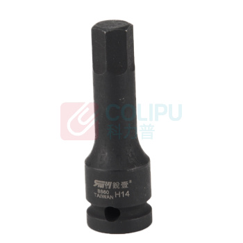 锐壹 内六角旋具套筒 H14 1/2" 长度78mm 六角风炮起子汽车维修重型套筒气动套筒头 6个/包