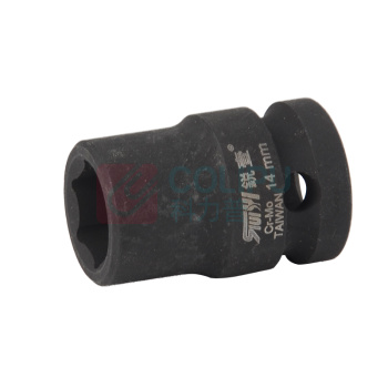锐壹 外六角套筒 H14 1/2" 长度40mm 六角风炮汽车维修重型套筒气动套筒头 10个/包