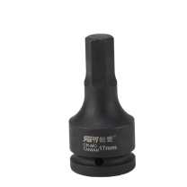 锐壹 内六角旋具套筒 H17 3/4” 长度100mm 六角风炮起子汽车维修重型套筒气动套筒头 2个/包