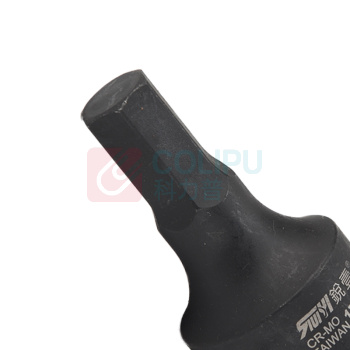 锐壹 内六角旋具套筒 H17 3/4" 长度100mm 六角风炮起子汽车维修重型套筒气动套筒头 2个/包