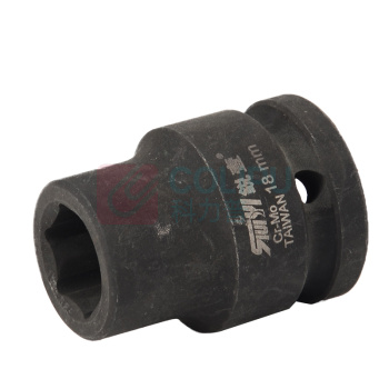 锐壹 外六角套筒 H18 3/4" 长度52mm 六角风炮汽车维修重型套筒气动套筒头 5个/包