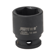 锐壹 外六角套筒 H18 3/8” 长度36mm 六角风炮汽车维修重型套筒气动套筒头 10个/包