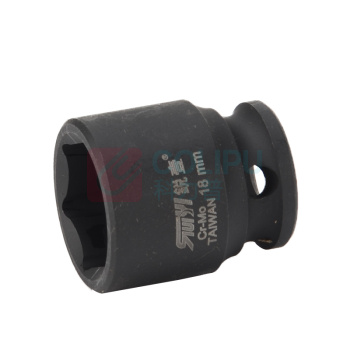 锐壹 外六角套筒 H18 3/8" 长度36mm 六角风炮汽车维修重型套筒气动套筒头 10个/包