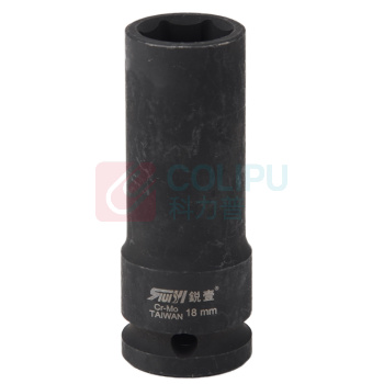 锐壹 外六角套筒 H18 1/2" 长度78mm 六角风炮汽车维修重型套筒气动套筒头 6个/包