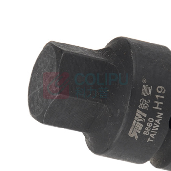 锐壹 内六角旋具套筒 H19 1/2" 长度40mm 六角风炮起子汽车维修重型套筒气动套筒头 6个/包