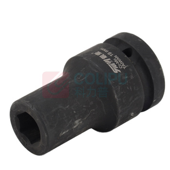 锐壹 外六角套筒 H19 1" 长度80mm 六角风炮汽车维修重型套筒气动套筒头 2个/包