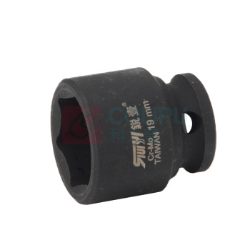 锐壹 外六角套筒 H19 3/8" 长度36mm 六角风炮汽车维修重型套筒气动套筒头 10个/包