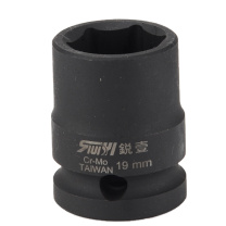 锐壹 外六角套筒 H19 1/2” 长度40mm 六角风炮汽车维修重型套筒气动套筒头 10个/包