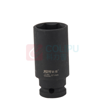 锐壹 外六角套筒 H27 1/2" 长度78mm 六角风炮汽车维修重型套筒气动套筒头 6个/包