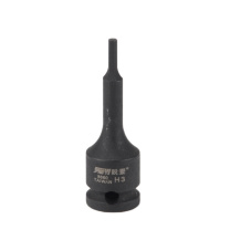 锐壹 内六角旋具套筒 H3 3/8” 长度60mm 六角风炮起子汽车维修重型套筒气动套筒头 5个/包
