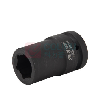 锐壹 外六角套筒 H30 1" 长度80mm 六角风炮汽车维修重型套筒气动套筒头 2个/包