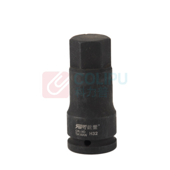 锐壹 内六角旋具套筒 H32 3/4" 长度100mm 六角风炮起子汽车维修重型套筒气动套筒头 2个/包