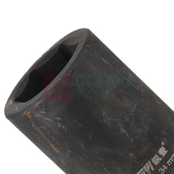 锐壹 外六角套筒 H34 1" 长度80mm 六角风炮汽车维修重型套筒气动套筒头 2个/包
