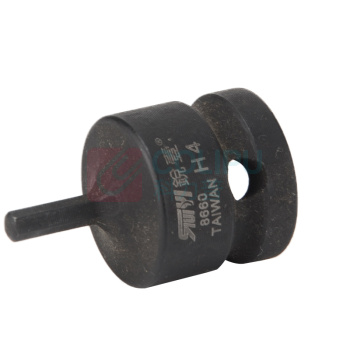 锐壹 内六角旋具套筒 H4 1/2" 长度40mm 六角风炮起子汽车维修重型套筒气动套筒头 8个/包