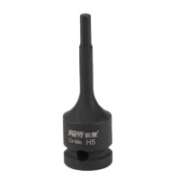 锐壹 内六角旋具套筒 H5 1/2” 长度78mm 六角风炮起子汽车维修重型套筒气动套筒头 6个/包