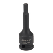 锐壹 内六角旋具套筒 H6 3/8” 长度60mm 六角风炮起子汽车维修重型套筒气动套筒头 5个/包