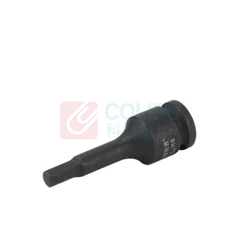 锐壹 内六角旋具套筒 H6 3/8" 长度60mm 六角风炮起子汽车维修重型套筒气动套筒头 5个/包